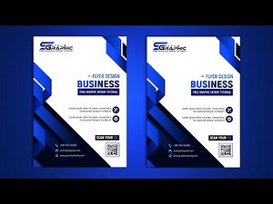 How to make a Professional business flyer template in Photoshop