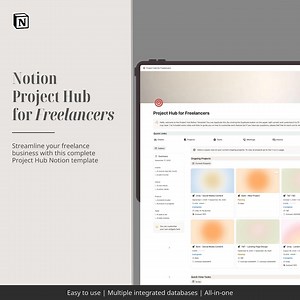 Notion Business Template: Freelancer Project Tracker & Client Portal - Etsy