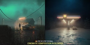 Complete Blender Beginner Workflow For Cinematic Art - 5,5 H Tutorial