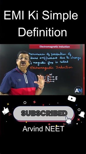 ⚡ EMI Ki Simple Definition! 😱 Current Ka Birth Without Battery! 🔥 NEET