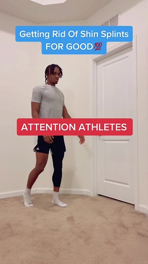 GET RID OF SHIN SPLINTS #hoopers #athletics #fyp #sports | shin splints