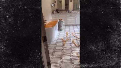 Benny Blanco Fills Tub With Cheese For Selena Gomez Valentine's Day Gift