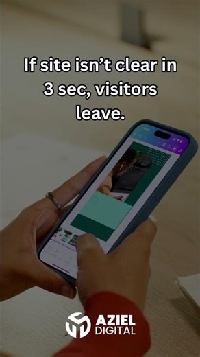 How to Pass the 3-Second Website Test | Aziel Digital #bluecollarmarketing