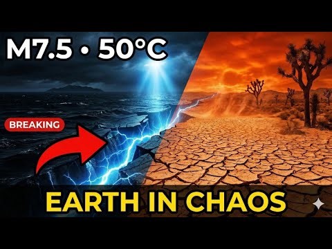 EARTH IN CHAOS! M7.5 Quake Strikes Tonga as Record Heat Scorches Western USA