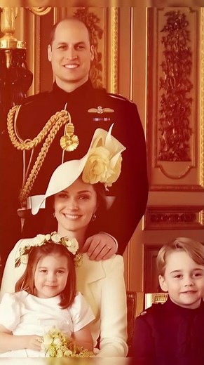 Princess kate and Prince William Charlotte & George at harry & Meghan wedding #shorts #katemiddleton