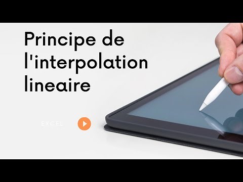 interpolation linéaire sur Excel formules rapides