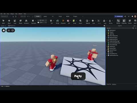 Party System ShowCase on Roblox Studio!