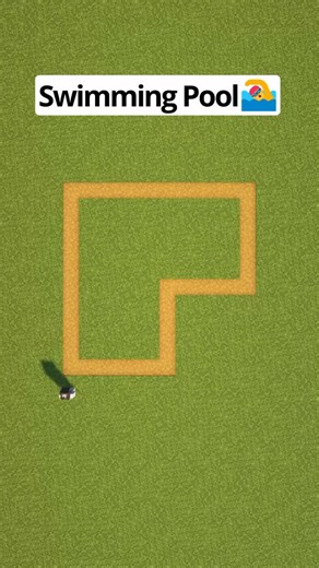 Blockical on Instagram: "Minecraft Swimming Pool🏊‍♂️ For Build and No Music #minecraft #minecraftbuilding #minecraftbuilds #minecrafttutorial"