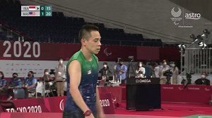 883K views · 44K reactions | Ini dia aksi JAGUH Badminton Paralimpik Negara kita, Cheah Liek Hou yang telah menepati sasaran EMAS negara setelah menundukkan pemain no. 1 dunia dari Indonesia, Dheva Anrimushti sebentar tadi. Sebelum itu, Liek Hou turut menewaskan Fang Jen Yu, dari Taiwan pada sebelah pagi dengan 21-15, 10-21, 16-21. TAHNIAH & TERIMA KASIH dari kami di Malaysia @cheahliekhou4956 yabedabedu  . #emas #sokongmalaysia #g#ganbattemalaysia | Astro Arena | Facebook