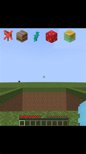 Which minecraft blocks save you from fall damage?🛑 #minecraft #shorts