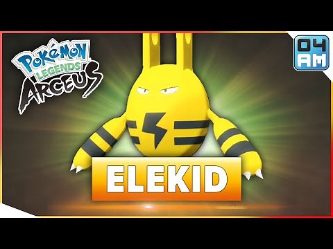 Where To Find ELEKID & How To Catch It in Pokemon Legends Arceus
