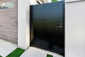 Alumission Aluminum Side Gate Kit: Black Powder Coat, New York Style - Etsy