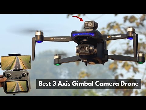 V06 GPS Camera Drone Review 🔥| 3-Axis Gimbal, Display Remote, Obstacle Avoidance | Unboxing & Review
