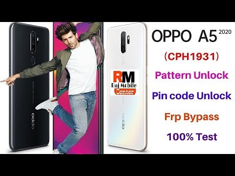 Oppo A5 2020 [CPH1931] Pattern Unlock,Pin Code,Frp Bypass UFI Box