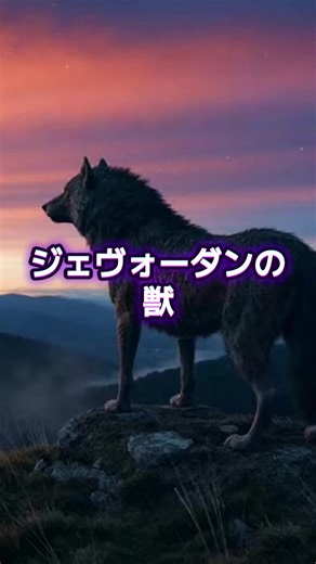 ジェヴォーダンの獣 #都市伝説 #ジェヴォーダンの獣 #UMA #未確認生物 #フランス ジェヴォーダンの獣は、1764年〜1767年にフランスのジェヴォーダン地方（現在のロゼール県）で実際に起きた連続襲撃事件の犯人とされる謎の生物です。単なる伝説ではなく歴史的記録として残された事件であり、UMAの中でも特異な存在として知られています。 目撃証言によると、体長は1.5〜2メートル、オオカミに似た体型ながらも大きさが異常で、赤みがかった体毛と非常に幅の広い胸板を持ち、尾はまるでライオンのように太かったとされています。通常の獣とは異なり、人間を標的として執拗に狙い、特に女性や子供を好んで襲ったとされている点が恐怖を一層高めました。 3年間にわたる襲撃で100名以上が死亡したとされ、フランス国王ルイ15世が正式に討伐隊を派遣するほどの一大事となりました。幾度か大型のオオカミが駆除され解決したと発表されましたが、その都度襲撃が再発し、民衆の恐怖は収まりませんでした。 正体については、異常に大型のオオカミ、ハイエナ、または人間に操られた訓練された獣など諸説あり、250年以上が経過した現在も完全な