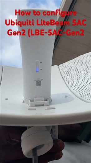 How to configure the Ubiquiti LiteBeam 5AC Gen2 (LBE-5AC-Gen2