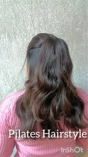 Easy Pilates Hairstyle 💕 Clean & Comfortable Workout Look#ytshorts #viral