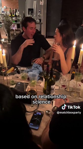 I went to a dinner where i got matched with a date…but had to guess who they were first. Matchbox x 10 Chairs Supper Club = a match made in heaven. Comment to be added to the list for next time! #nyc #newyork #dating #dateideas #datingapps #trending #fyp #goingout #nycnightlife #matchmaking #stopmotiontrend #harrisonbutker #streetfashion #CapCut