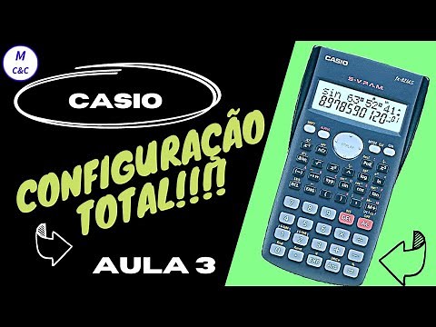 Configuração Básica Calculadora Científica CASIO fx82 Aula 3
