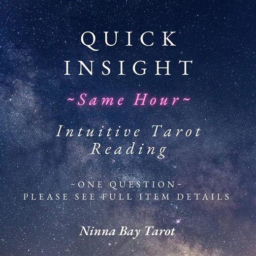 Quick Insight Tarot Reading - Same Hour Intuitive Reading - 1 Question 1 Card - Ask Anything - Etsy
