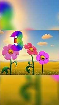 🌺 5 Little Flowers 🌺 Learn Counting with Flowers