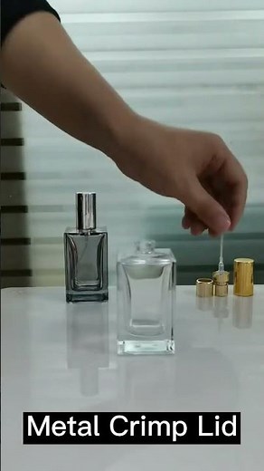 How to cap a perfume bottle in seconds! | Manual Crimping Tool