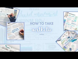 HOW TO TAKE AESTHETIC NOTES | The Complete Guide For Beginner