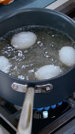 Learn how to hard boil eggs with this easy method, along with tips for storing, using, and peeling hard boiled eggs! | The Mediterranean Dish