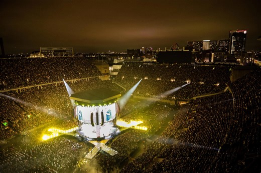 Luke Combs sets Ohio Stadium concert record with nearly 100,000 fans