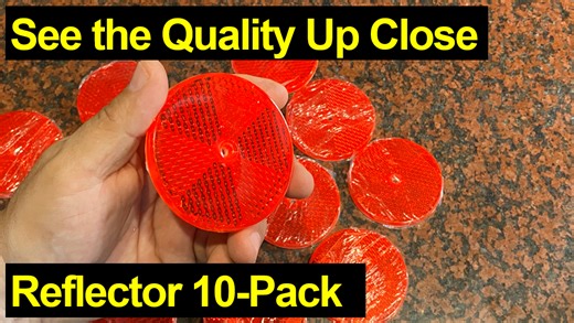 Watch Any Good?  See Up Close! 10-Pack Reflectors Round on Amazon Live
