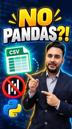 Can You Open a CSV File in Python Without Pandas? 🐍🔥