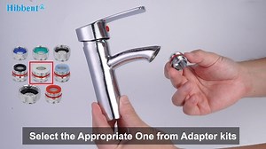 Watch Hibbent 8 Pieces Faucet Adapter Kit on Amazon Live