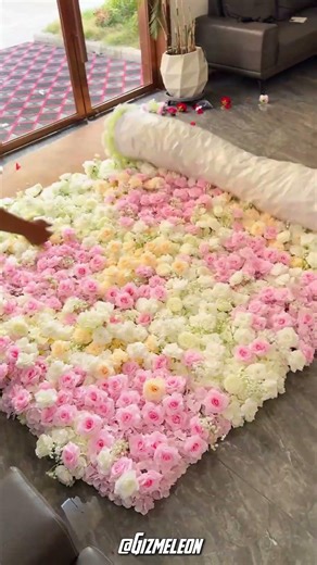 Flower wall backdrop