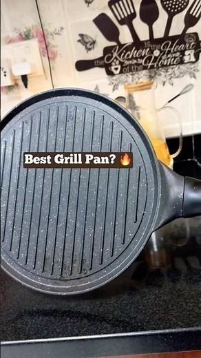 Best grill pan 🍳🔥Ideal for chicken, fish, sandwiches, and vegetables Honest review #shorts #review