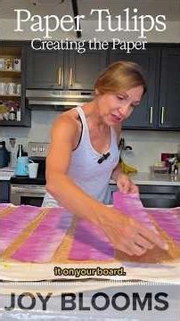 Paper Tulips Part 2: Creating the Perfect Petal Paper ✨