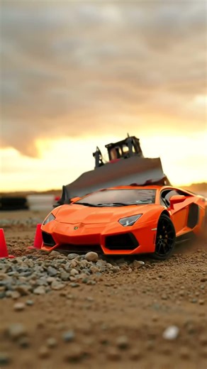 Luxury RC Supercars CRUSHED by Heavy Machinery! 💥