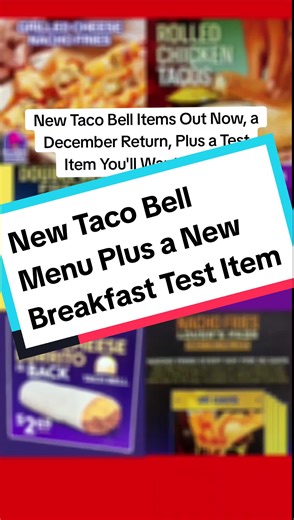 I need to try the new a Grilled Cheese Nacho Fries but Taco Bell is not messing around with all the limited items and I really need to find those Breakfast Tots somehow! #tacobell #tacobellislife #tacobelltacoday #nachofries #fastfood #fastfoodtok #taquitos #loadedfries #newfastfood #fastfoodlife