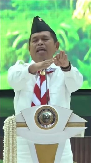 KDM, the governor of West Java, is the idol of the Indonesian people.
