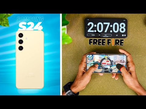 Samsung Galaxy S24 Free Fire Gaming Test 🔥🎮 Ultra Graphics + FPS + Heating + Battery Drop!
