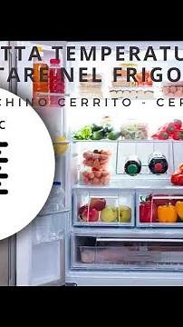 Adjusting the REFRIGERATOR TEMPERATURE