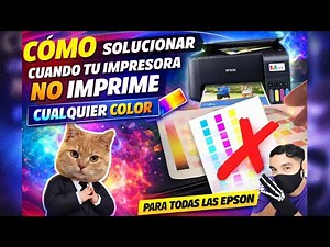 DEFINITIVE SOLUTION! Epson WON'T Print a Color 🎨🛠️ Printhead Cleaning + Nozzle Test