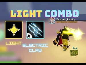 Easy Light + Electric claw One Shot Combo | Roblox | Blox fruits
