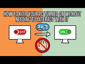 How to Keep Your PC Alive Without Touching Mouse or Keyboard (Windows Power Settings)