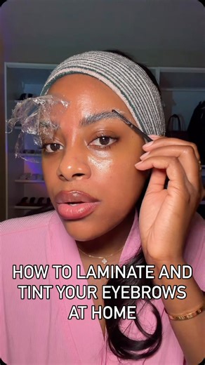 Germany Limehouse on Instagram: "How to laminate and tint your eyebrows at home! 🙌🏾 #athomebrowtint #eyebrowlamimation #eyebrowtutorial #browlaminationtutorial #browlamination"