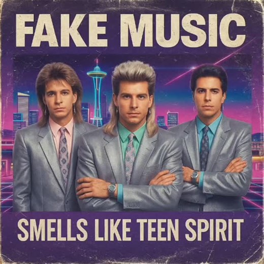 fake music BR on Instagram: "Smells Like Teen Spirit ( Synth Pop 80s) #nirvana #Rock #pop #synthpop #80s"