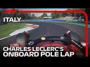 Charles Leclerc's Onboard Pole Lap | 2022 Italian Grand Prix | Pirelli