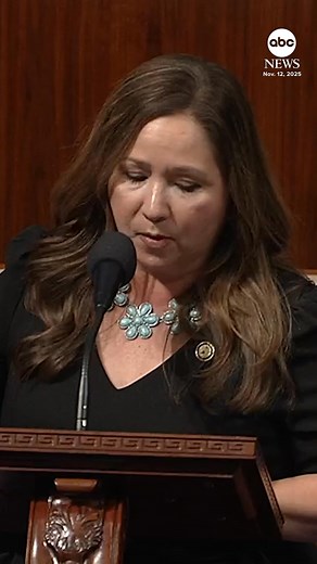"It has been 50 days since the people of Arizona's 7th Congressional District elected me to represent them." Arizona's Adelita Grijalva was officially sworn in to the House on Wednesday — seven weeks after she won a special election. Grijalva signed the discharge petition to force a House floor vote on the release of the Epstein files immediately following her speech. https://abcnews.link/aMYyCcH | ABC News Politics