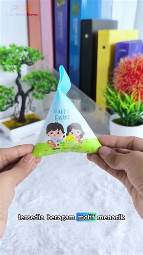 Dompet Ketupat Seri Paskah Souvenir Dompet Telur Jumat Agung Gereja Easter Passover