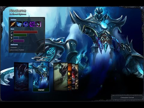 Frozen Terror Nocturne Skin Spotlight Gameplay 1080p HD League Of Legends