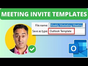 Efficiently Plan Meetings with Meeting Invite Template in Outlook